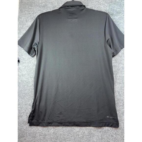 LAS VEGAS GOLDEN KNIGHTS NHL Hockey Polo Shirt ADIDAS Men's Small Black Plastic - Picture 7 of 10